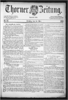 Thorner Zeitung 1884, Nro. 117