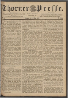 Thorner Presse 1888, Jg. VI, Nro. 55 + Beilage