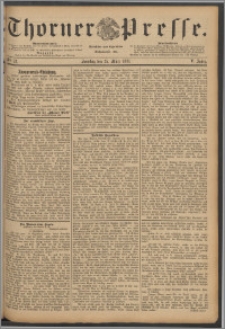 Thorner Presse 1888, Jg. VI, Nro. 72 + Beilage