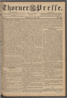 Thorner Presse 1888, Jg. VI, Nro. 82 + Beilage