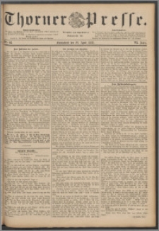 Thorner Presse 1888, Jg. VI, Nro. 98 + Beilagenwerbung