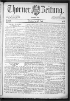 Thorner Zeitung 1884, Nro. 139