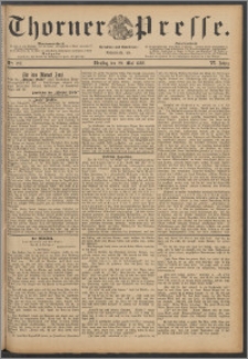 Thorner Presse 1888, Jg. VI, Nro. 122 + Extrablatt, Beilagenwerbung