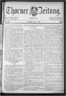 Thorner Zeitung 1884, Nro. 163