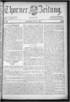 Thorner Zeitung 1884, Nro. 165