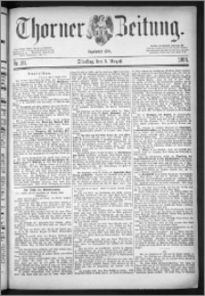 Thorner Zeitung 1884, Nro. 181