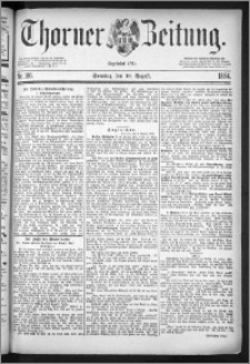 Thorner Zeitung 1884, Nro. 186