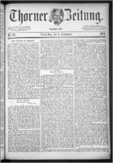 Thorner Zeitung 1884, Nro. 207