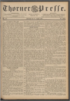 Thorner Presse 1888, Jg. VI, Nro. 190