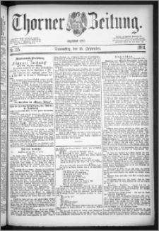 Thorner Zeitung 1884, Nro. 225