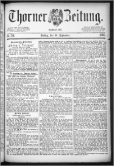 Thorner Zeitung 1884, Nro. 226