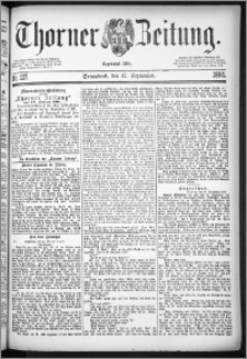Thorner Zeitung 1884, Nro. 227