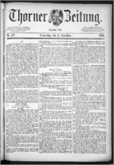 Thorner Zeitung 1884, Nro. 267