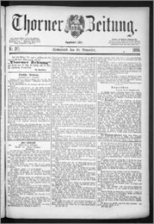 Thorner Zeitung 1884, Nro. 281