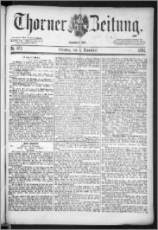 Thorner Zeitung 1884, Nro. 283