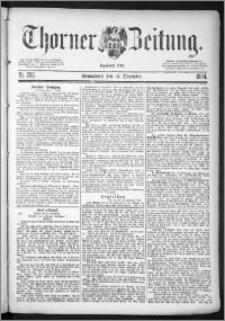 Thorner Zeitung 1884, Nro. 293