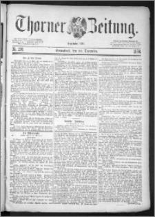 Thorner Zeitung 1884, Nro. 299