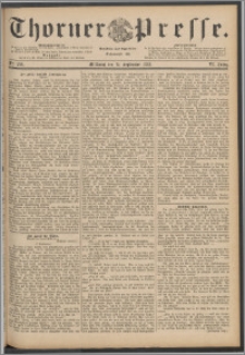 Thorner Presse 1888, Jg. VI, Nro. 220 + Beilagenwerbung