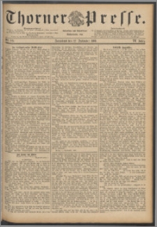 Thorner Presse 1888, Jg. VI, Nro. 223 + Extrablatt