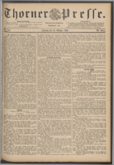 Thorner Presse 1888, Jg. VI, Nro. 242 + Beilage