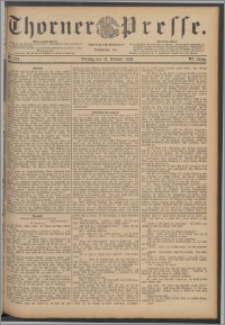 Thorner Presse 1888, Jg. VI, Nro. 249 + Extrablatt