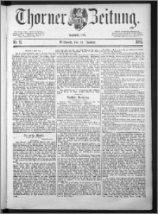 Thorner Zeitung 1885, Nro. 11