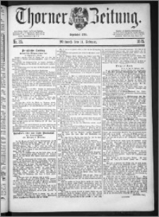 Thorner Zeitung 1885, Nro. 35