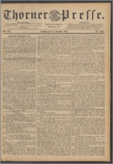Thorner Presse 1888, Jg. VI, Nro. 303 + Beilage, Kalender