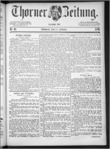 Thorner Zeitung 1885, Nro. 41