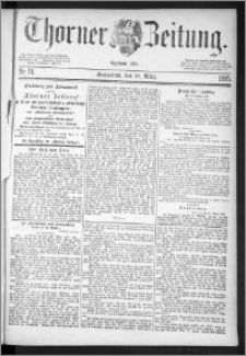 Thorner Zeitung 1885, Nro. 74