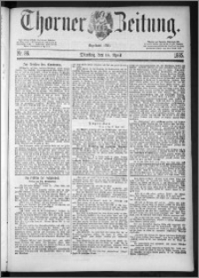 Thorner Zeitung 1885, Nro. 86