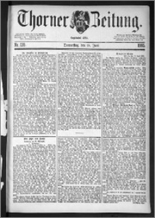 Thorner Zeitung 1885, Nro. 139