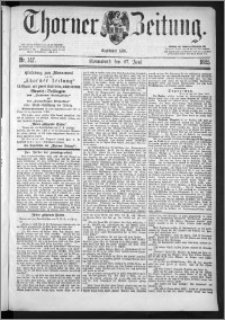 Thorner Zeitung 1885, Nro. 147 + Beilagenwerbung