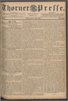 Thorner Presse 1889, Jg. VII, Nro. 97 + Beilagenwerbung