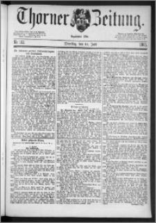 Thorner Zeitung 1885, Nro. 161