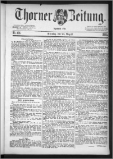 Thorner Zeitung 1885, Nro. 196