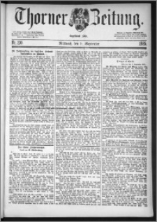 Thorner Zeitung 1885, Nro. 210