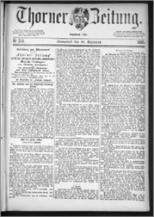 Thorner Zeitung 1885, Nro. 225