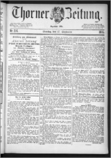 Thorner Zeitung 1885, Nro. 226