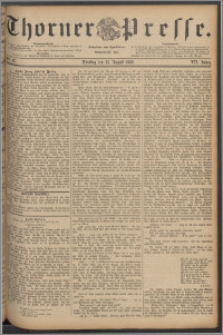 Thorner Presse 1889, Jg. VII, Nro. 187