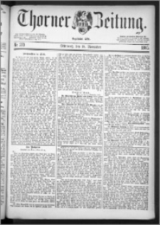 Thorner Zeitung 1885, Nro. 270