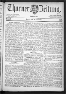 Thorner Zeitung 1885, Nro. 272