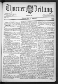Thorner Zeitung 1885, Nro. 276
