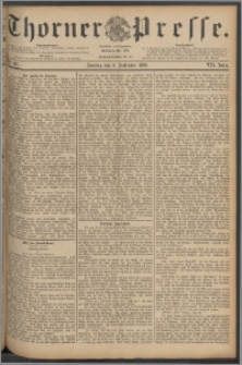 Thorner Presse 1889, Jg. VII, Nro. 210 + Beilage