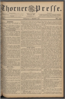 Thorner Presse 1889, Jg. VII, Nro. 226