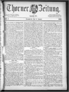 Thorner Zeitung 1886, Nro. 7