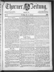 Thorner Zeitung 1886, Nro. 9