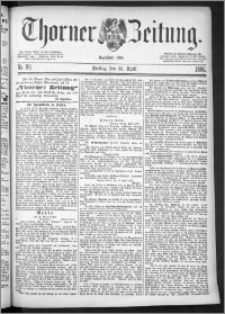 Thorner Zeitung 1886, Nro. 96