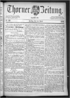 Thorner Zeitung 1886, Nro. 100