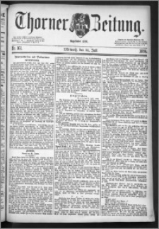 Thorner Zeitung 1886, Nro. 161